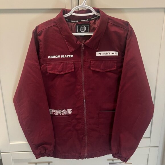 PRIMITIVE x DEMON SLAYER Tanjiro Kamado Anime Utility Jacket Men’s Size Small - Picture 5 of 16